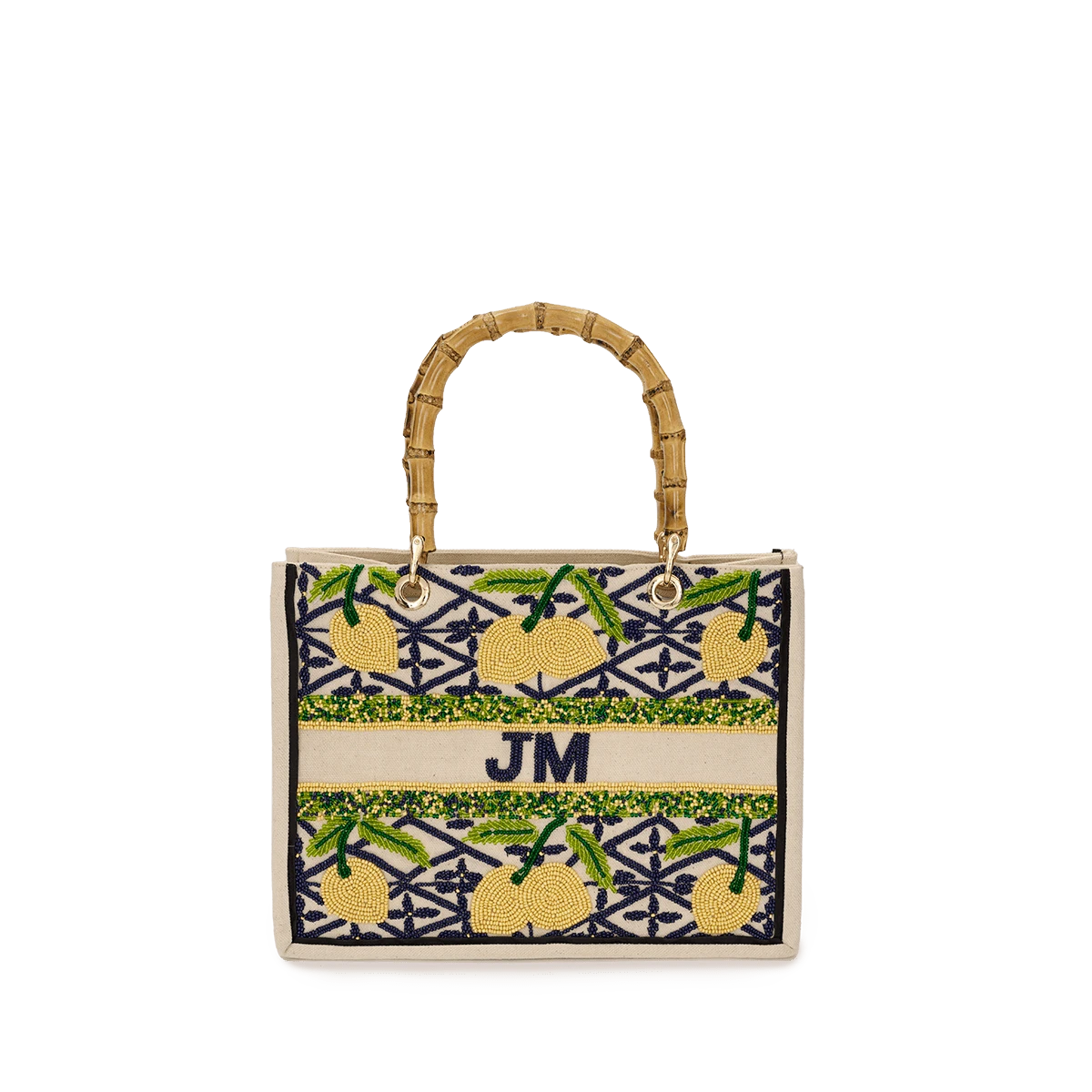 The Juliana Mini Beaded Tote - Capri 3 The Juliana Mini Beaded Tote - Capri