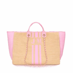 The Lily Canvas Jumbo - Pink And Biscuit