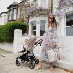 The Lily Canvas - Soft Fawn - Jumbo -Lily Bean Luggage Shop the lily canvas jumbo soft fawn with white grey beige 298065