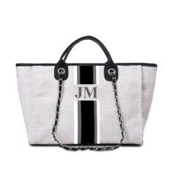 The Lily Canvas Tote - Washed Grey