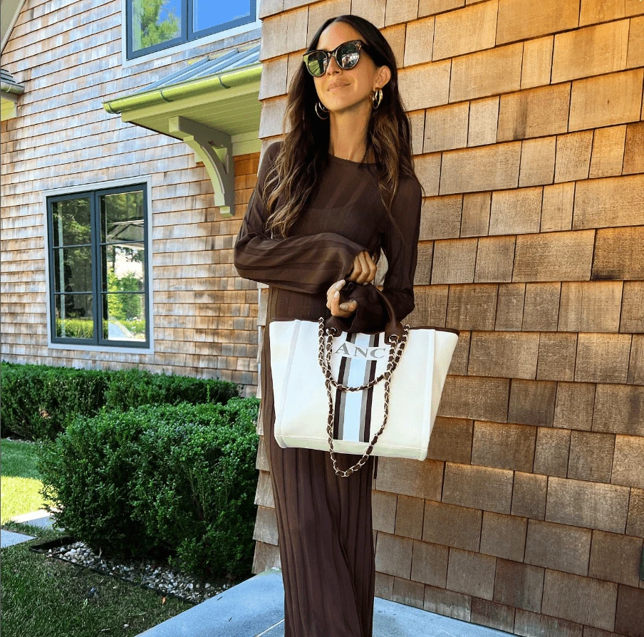 The Lily Canvas Tote - Cream 4 The Lily Canvas Tote - Cream - Image 2