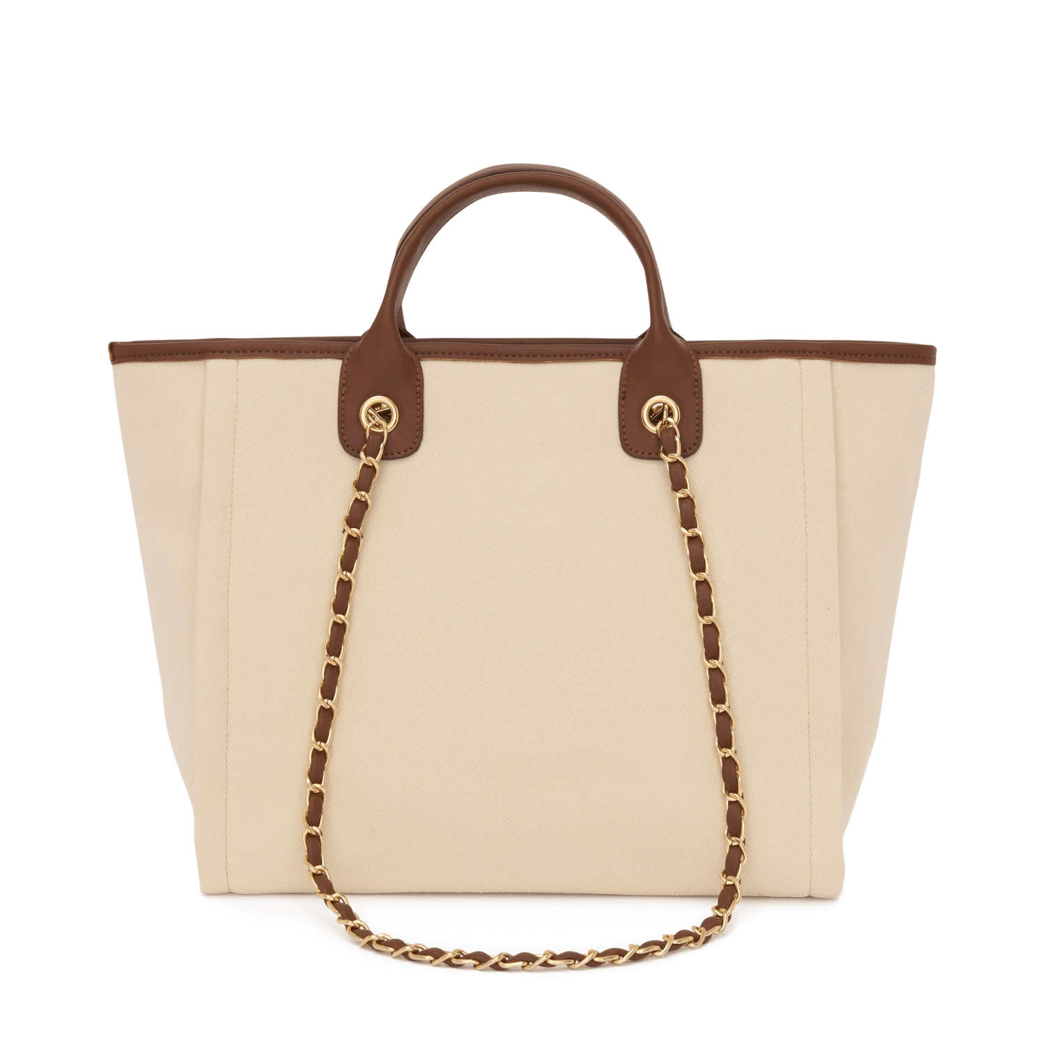 The Lily Canvas Tote - Cream 5 The Lily Canvas Tote - Cream - Image 3