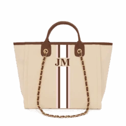 The Lily Canvas Tote - Cream