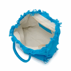 The Lily Fringe Tote - Aqua Blue -Lily Bean Luggage Shop the lily fringe tote aqua blue 655427