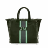 The Lily Fringe Tote - Army Green -Lily Bean Luggage Shop the lily fringe tote army green 369313