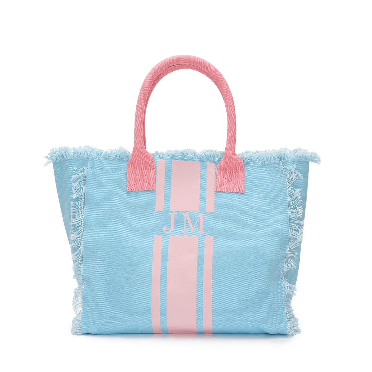 The Lily Fringe Tote - Baby Blue 3 The Lily Fringe Tote - Baby Blue