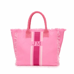 The Lily Fringe Tote - Pink