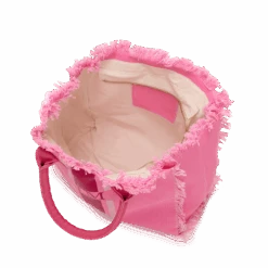 The Lily Fringe Tote - Pink -Lily Bean Luggage Shop the lily fringe tote pink 643471