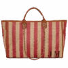 The Lily Jumbo Tote - Strawberries & Cream -Lily Bean Luggage Shop the lily strawberries and cream tote initials only 607589