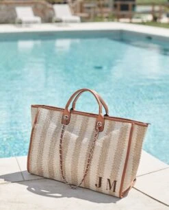 The Lily Summer Tote - Cream -Lily Bean Luggage Shop the lily summer tote cream 884076
