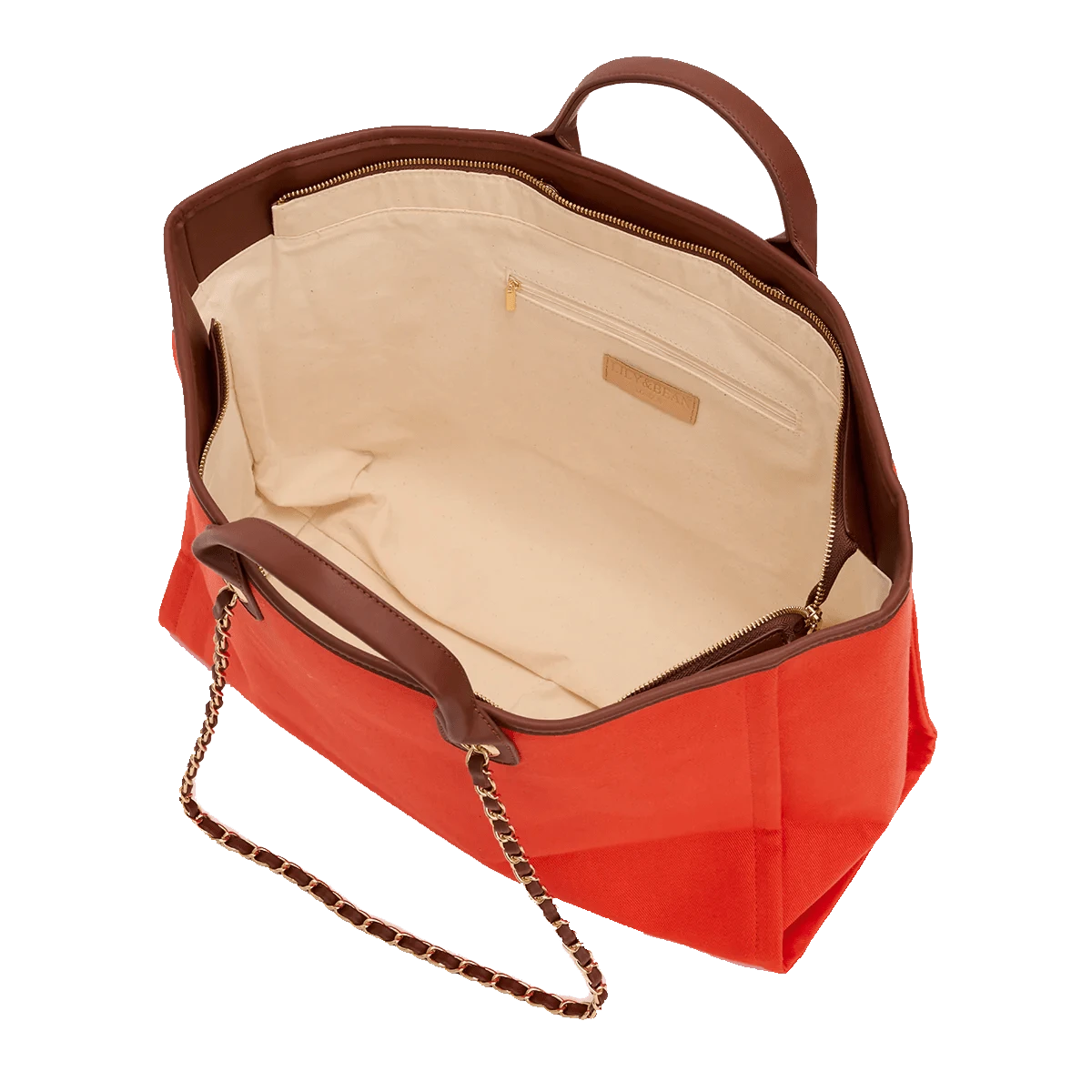 Tote And Ultimate Cosmetic Duo - Burnt Orange 5 Tote And Ultimate Cosmetic Duo - Burnt Orange - Image 3