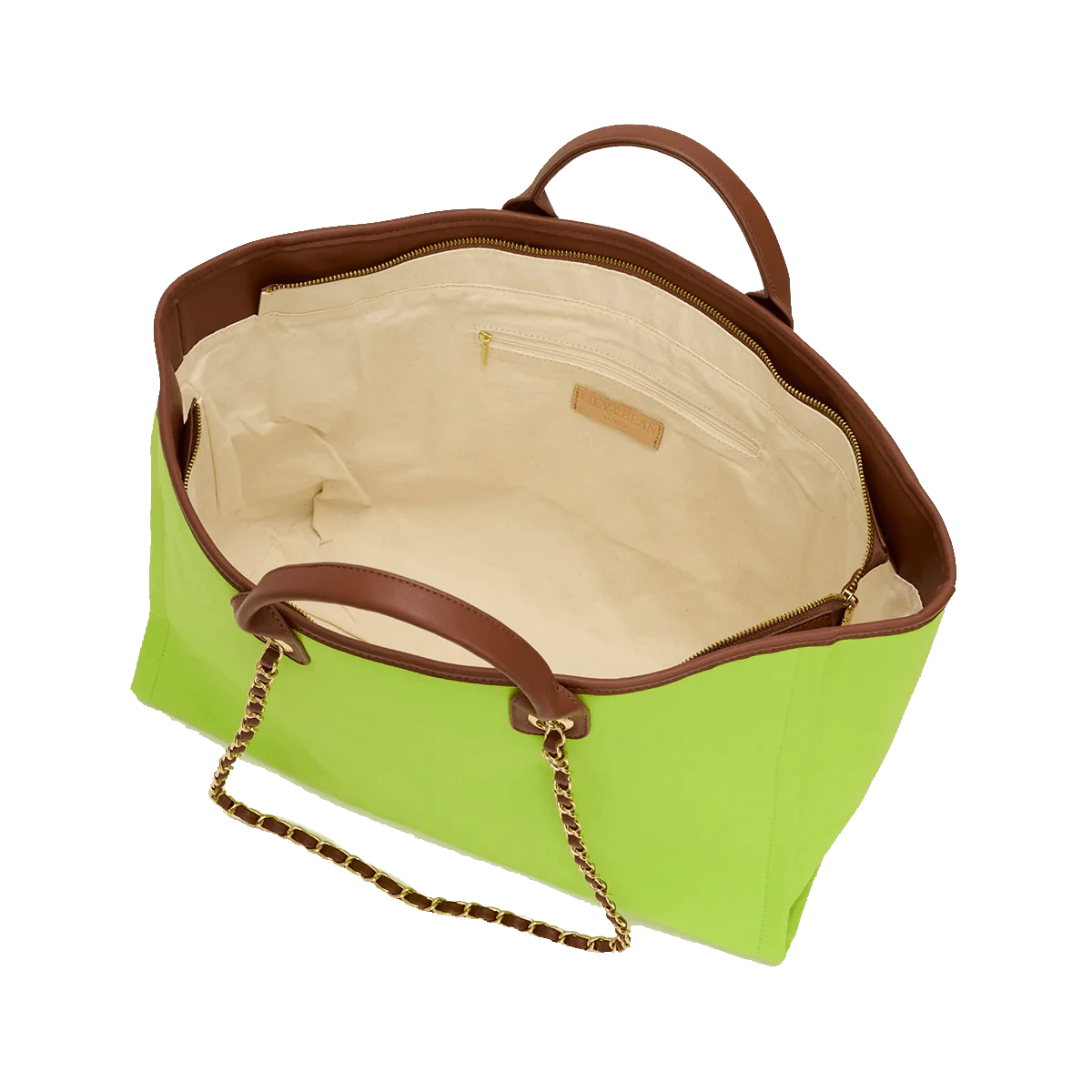 Tote And Ultimate Cosmetic Duo - Neon Green 4 Tote And Ultimate Cosmetic Duo - Neon Green - Image 2