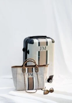 Trio Luggage Set - Soft Fawn -Lily Bean Luggage Shop trio luggage set soft fawn 399772