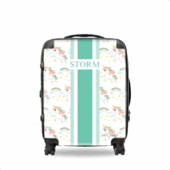 Unicorn Hardshell Luggage - Aqua