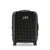 Woven Style Hardshell Luggage - Black 2 Woven Style Hardshell Luggage - Black -Lily Bean Luggage Shop woven style hardshell luggage black 495330